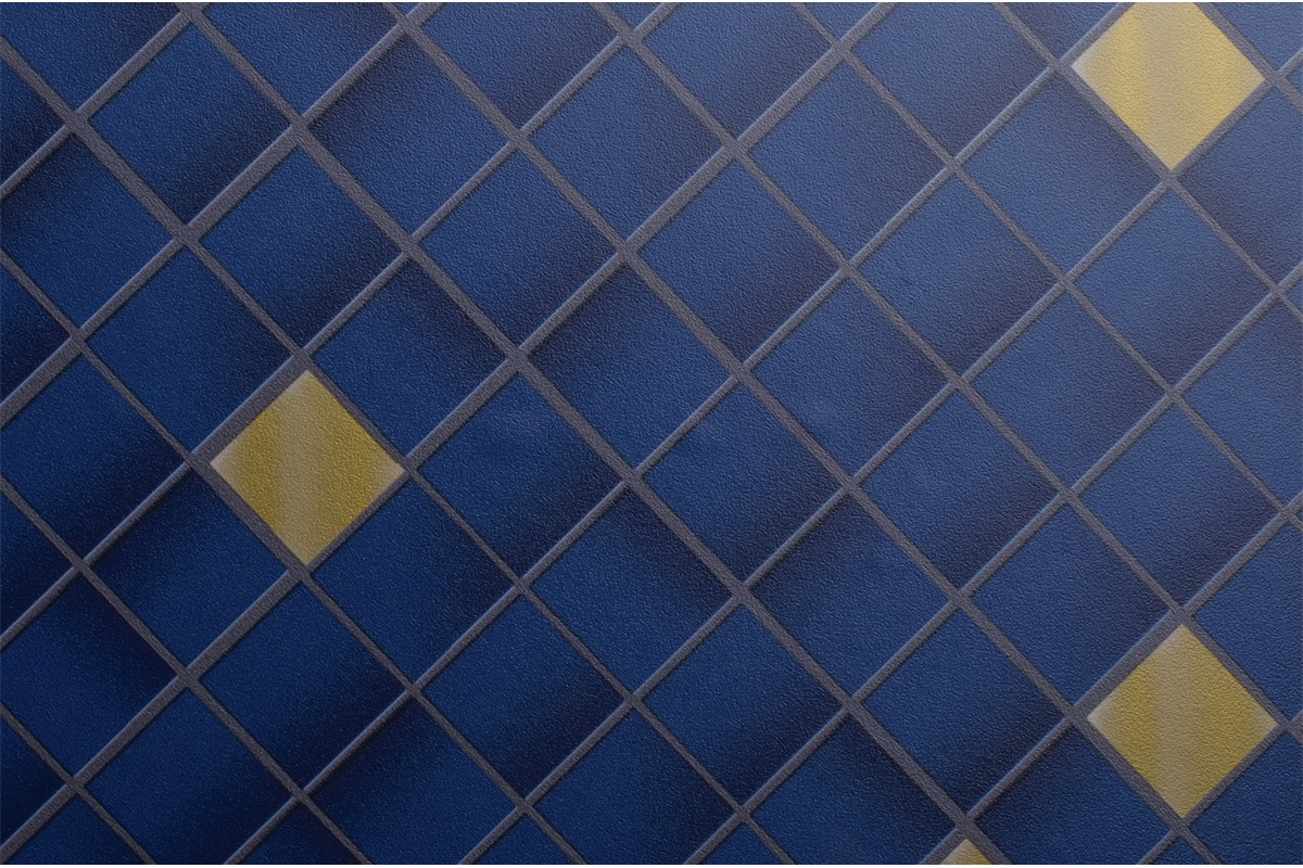 Самоклеящаяся виниловая пленка Coverstyl Z7 - Мозаика синий+золотой